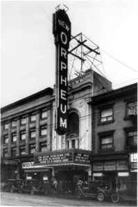 The Orpheum Theatre. Vancouver. 1927.